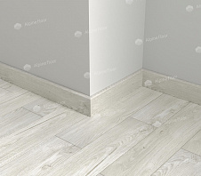 плинтус напольный Parquet Light Снежный высота 80 мм. глубина  мм
