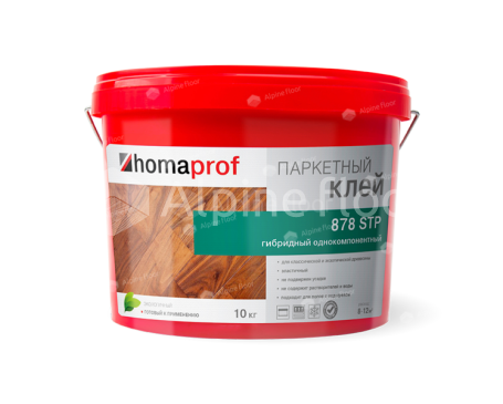 Изображение Паркетный клей Homakoll homaprof 878 STP - 10 кг - 1