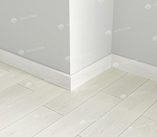 плинтус напольный Parquet Light Белый высота 80 мм. глубина  мм